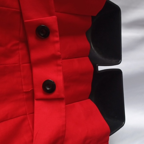 John Meyer Blazer Short Sleeve Red, Sz 18, 23" PTP, 25" L - Picture 5 of 7